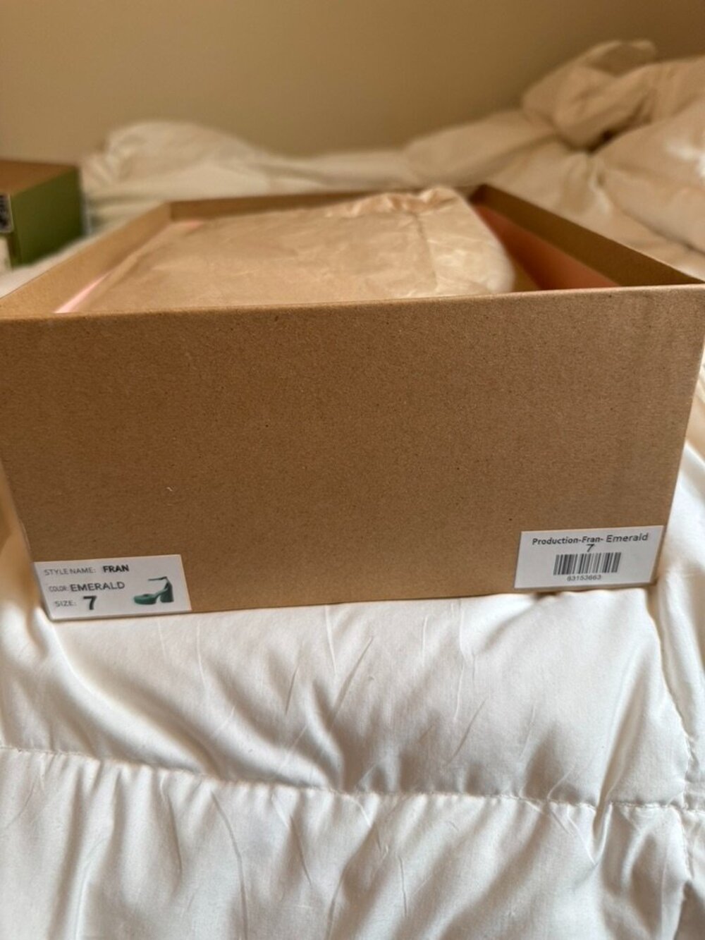 Charlotte Stone, FRAN, Chunky Emereald Heels, size 7 - Picture 3 of 4